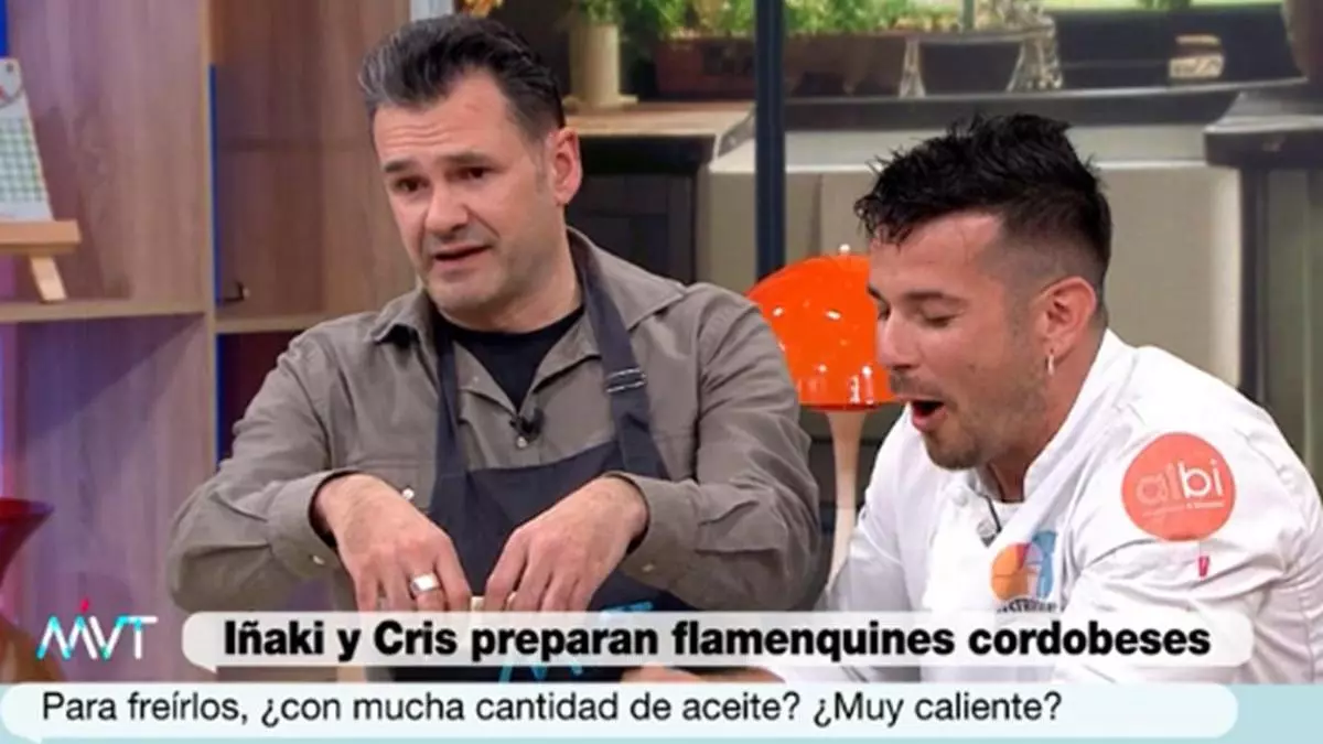 Iñaki López la lía preparando un flamenquín: "Mañana en Córdoba empiezan todos a imitarme…"
