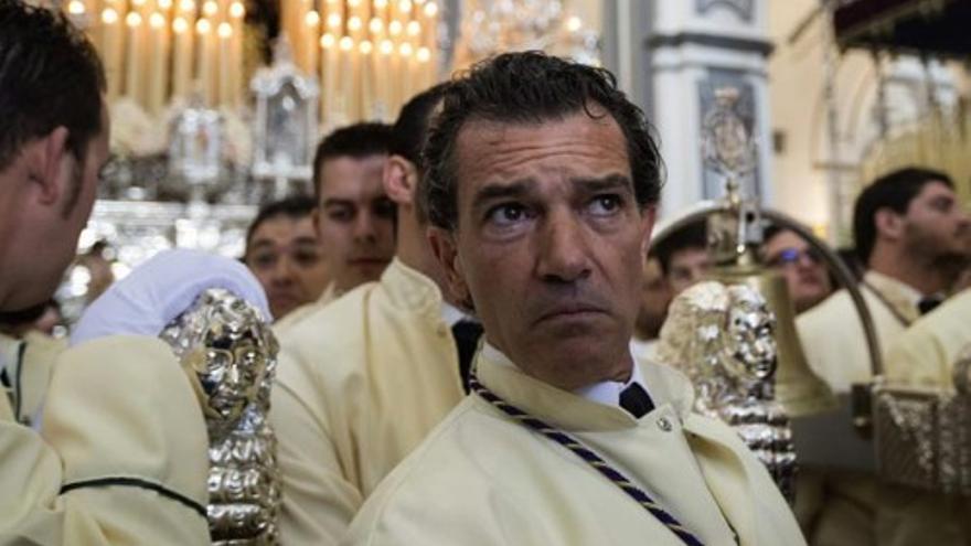 Antonio Banderas, "un hermano más" en la Semana Santa