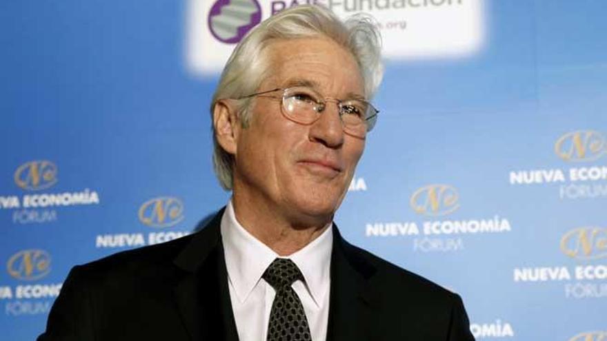 Richard Gere, durante un acto en Madrid.