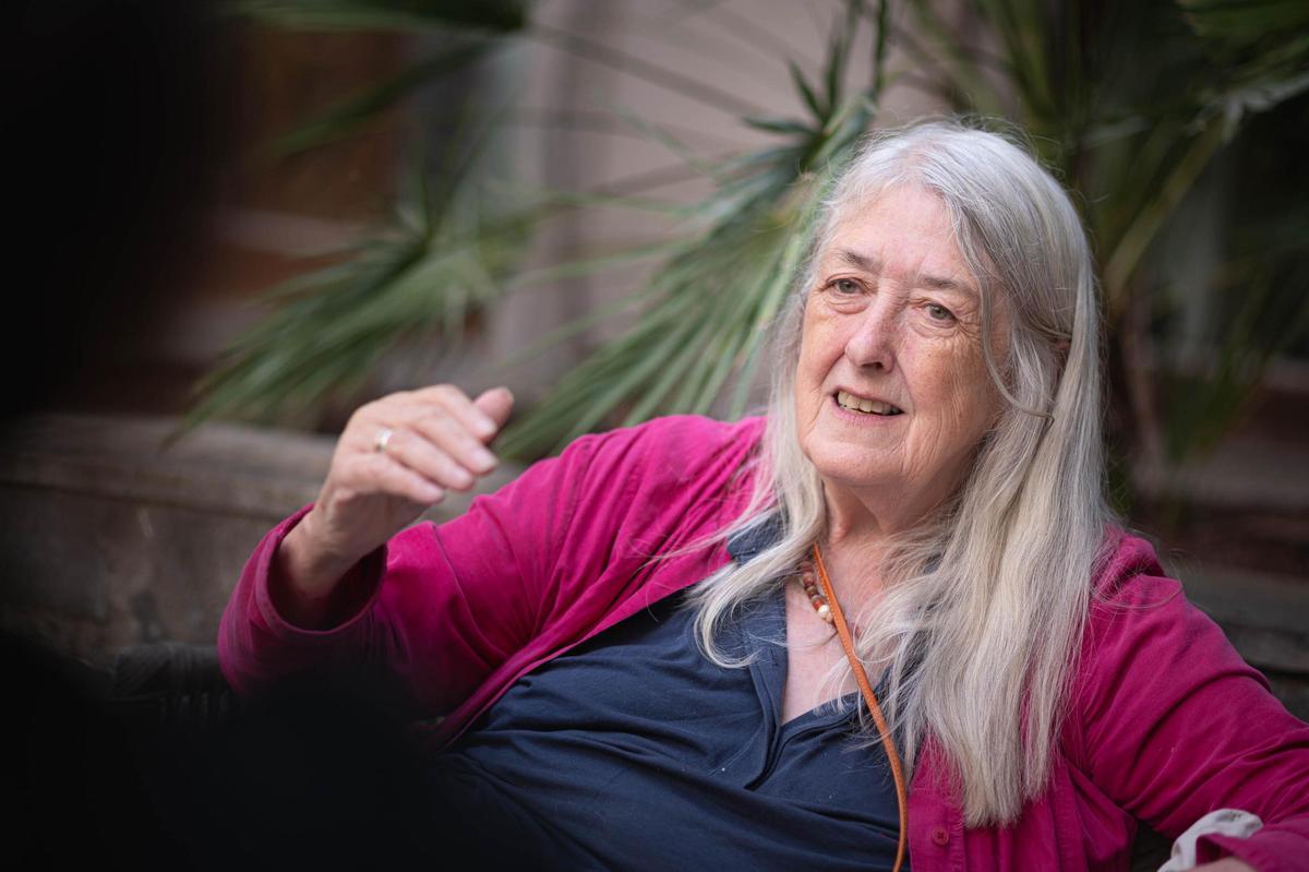 Mary Beard, este miércoles, en el Hotel Mencey.