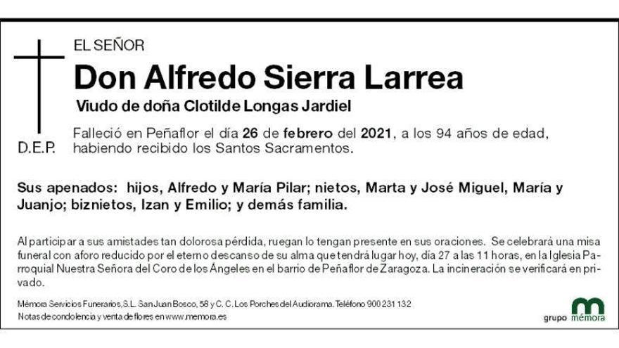 Alfredo Sierra Larrea