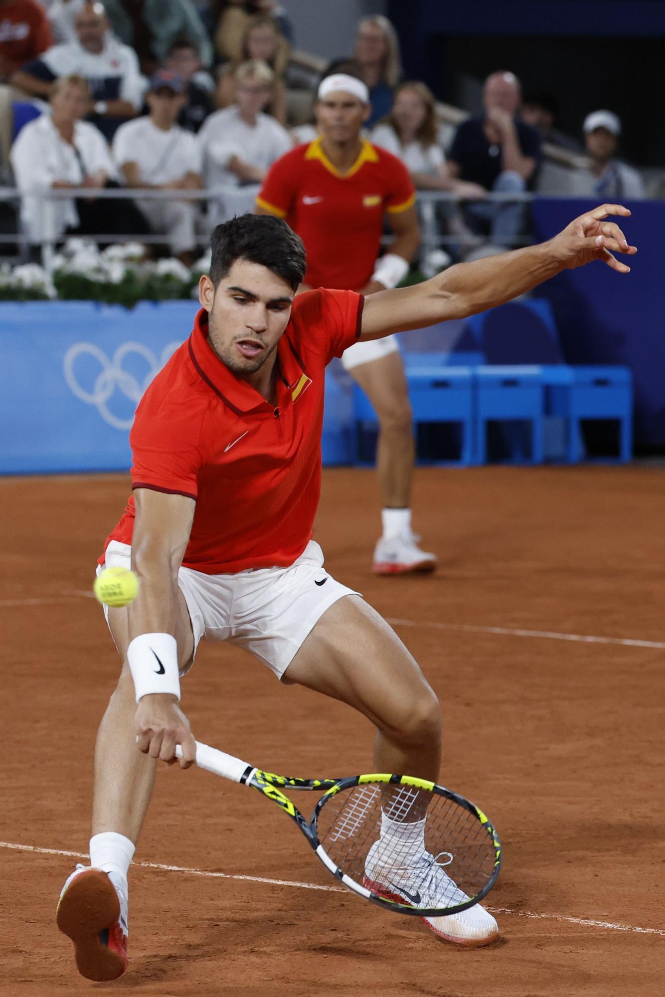 Rafael Nadal y Carlos Alcaraz vs González y Molteni