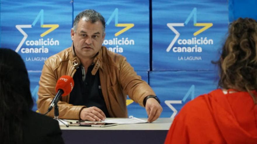 José Alberto Díaz, durante la rueda de prensa.