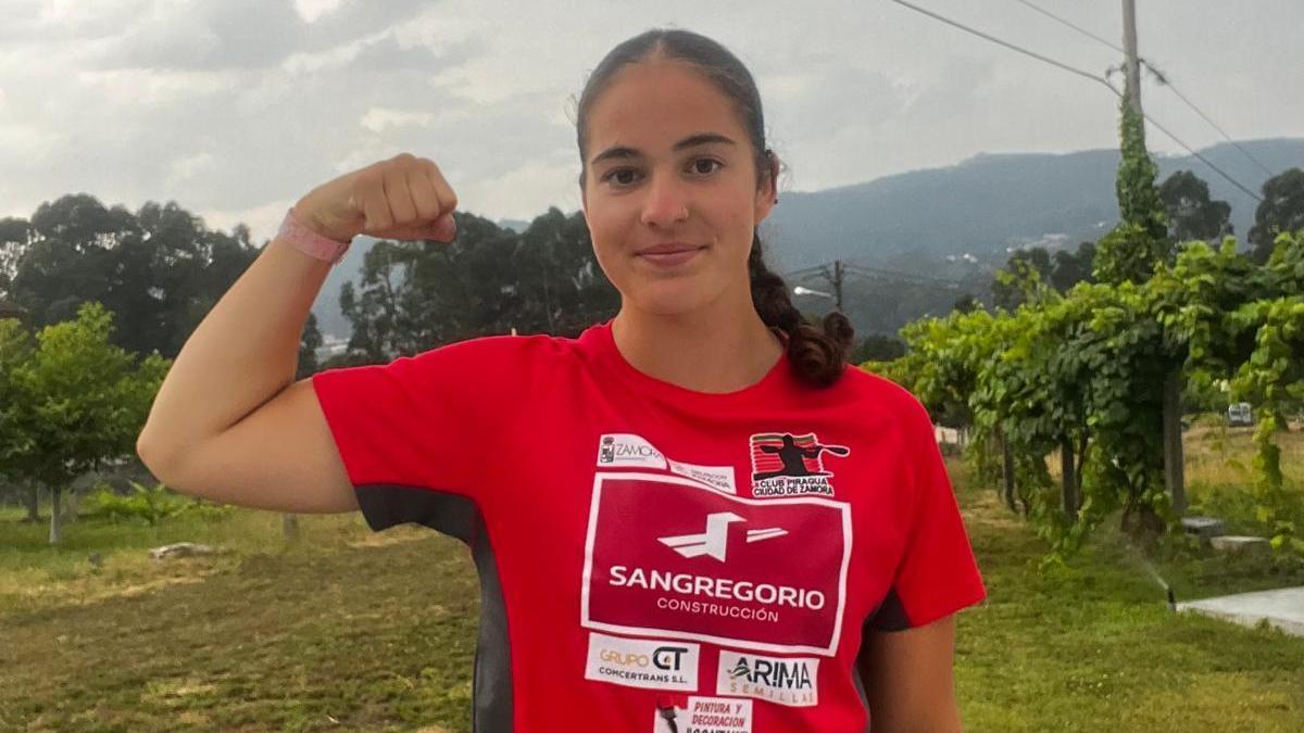 Ainnare García saca músculo tras su cuarto puesto en el Campeonato de España Sprint de Jóvenes Promesas