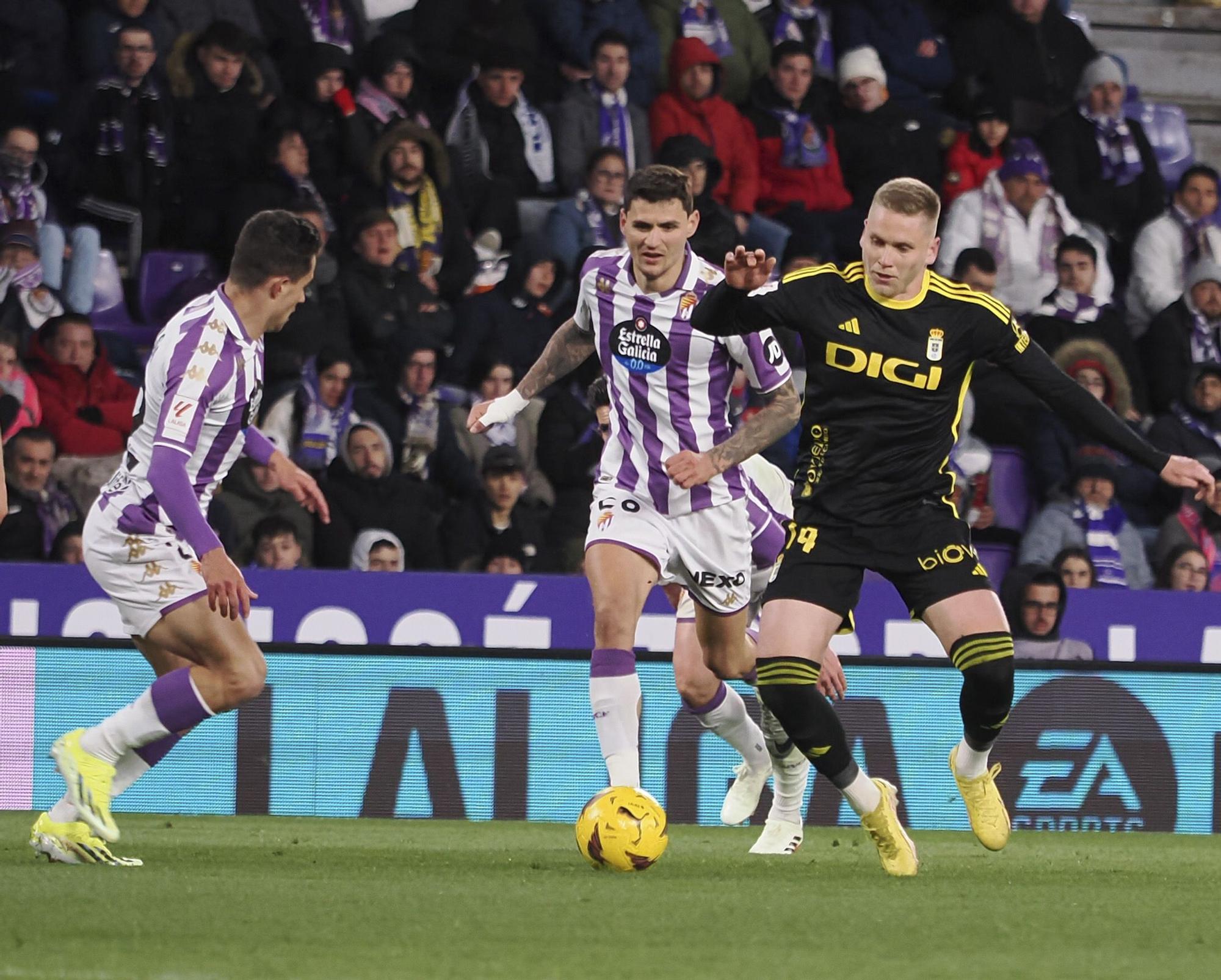 Así fue el partido entre el Valladolid y el Real Oviedo