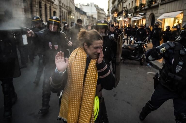 Los ''chalecos amarillos'' protestan en Francia