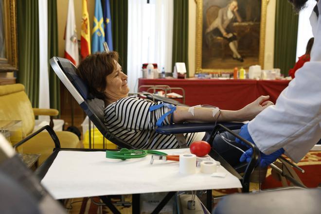 El maratón de donaciones de sangre en Gijón, en imágenes