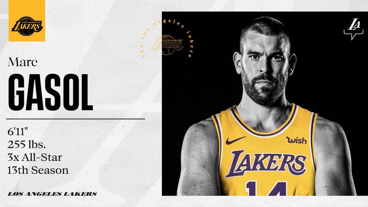 Los Lakers dieron la bienvenida a Marc Gasol