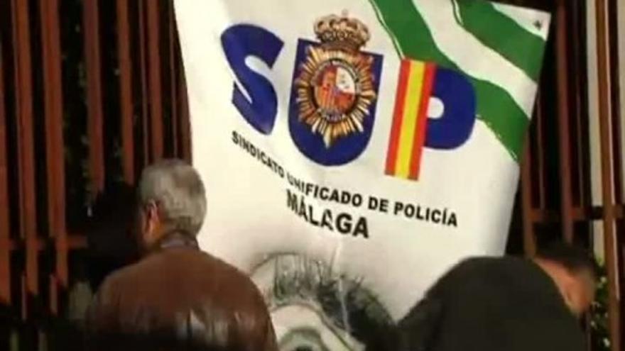 El SUP en contra del desahucio de un compañero