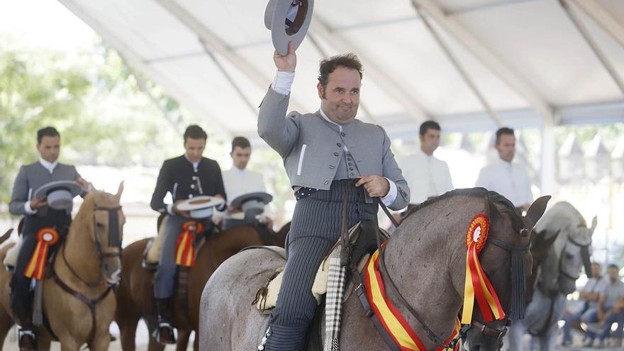 El sevillano Rafael Arcos arrasa en la Copa de España de Doma Vaquera en Córdoba