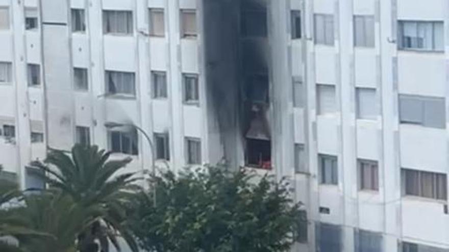 Incendio en una vivienda en Tenerife