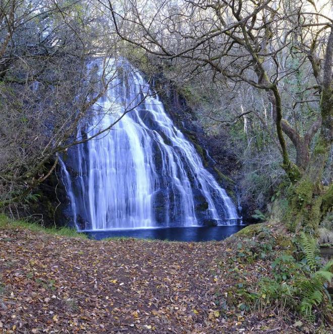 Las 'fervenzas", donde el agua es arte