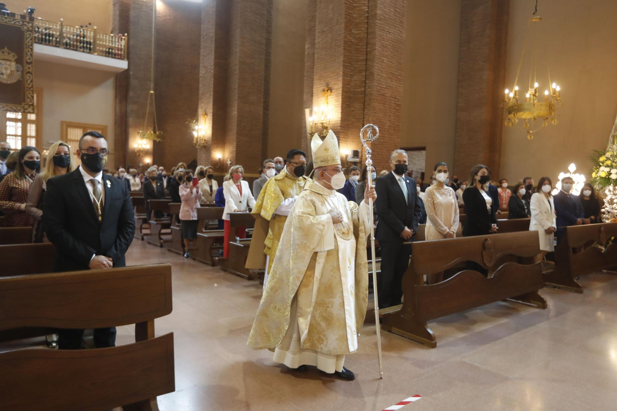 Día de Sant Pasqual en Vila-real, con misa y 'Xulla' en la intimidad