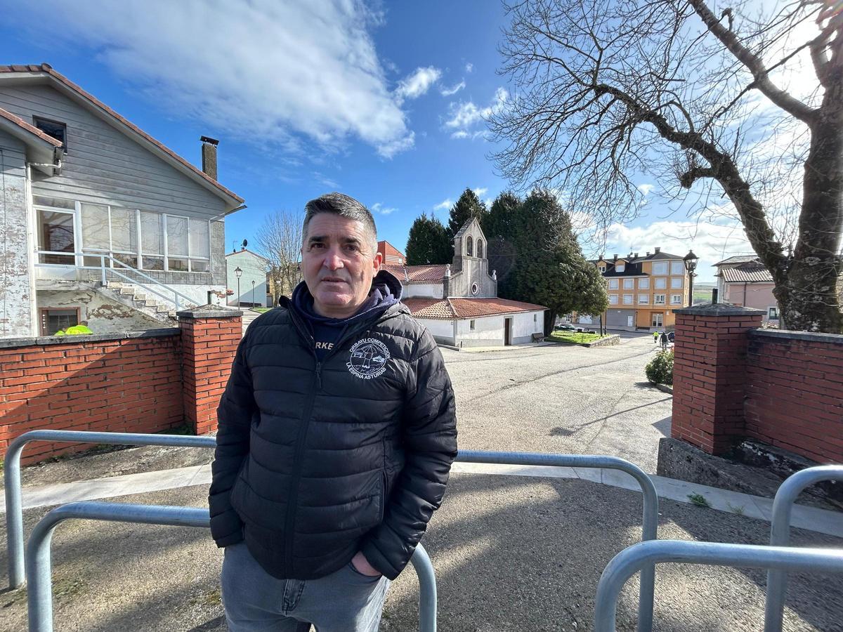 Iván Álvarez, presidente de Orbayu Competición, en La Espina.