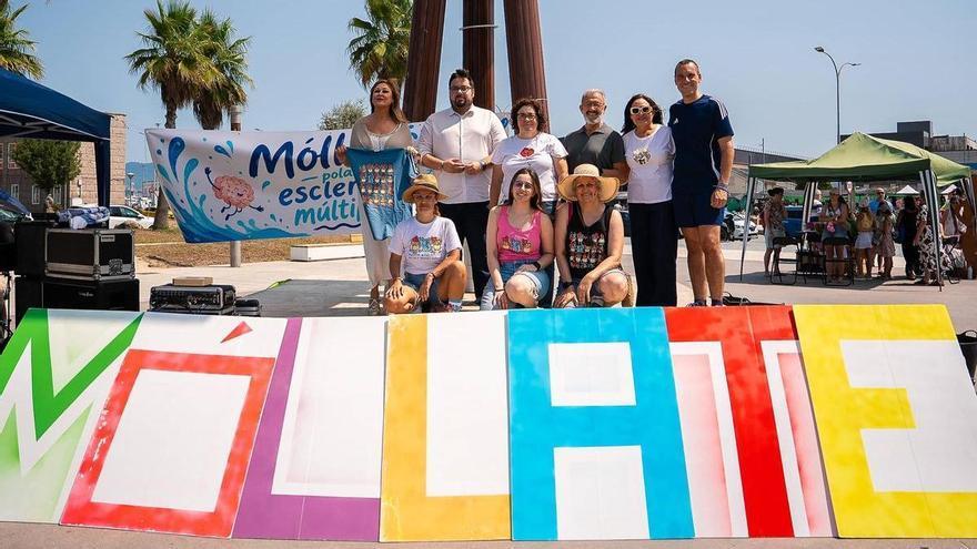 Manguerazo solidario en Bozuas para visibilizar la esclerosis múltiple