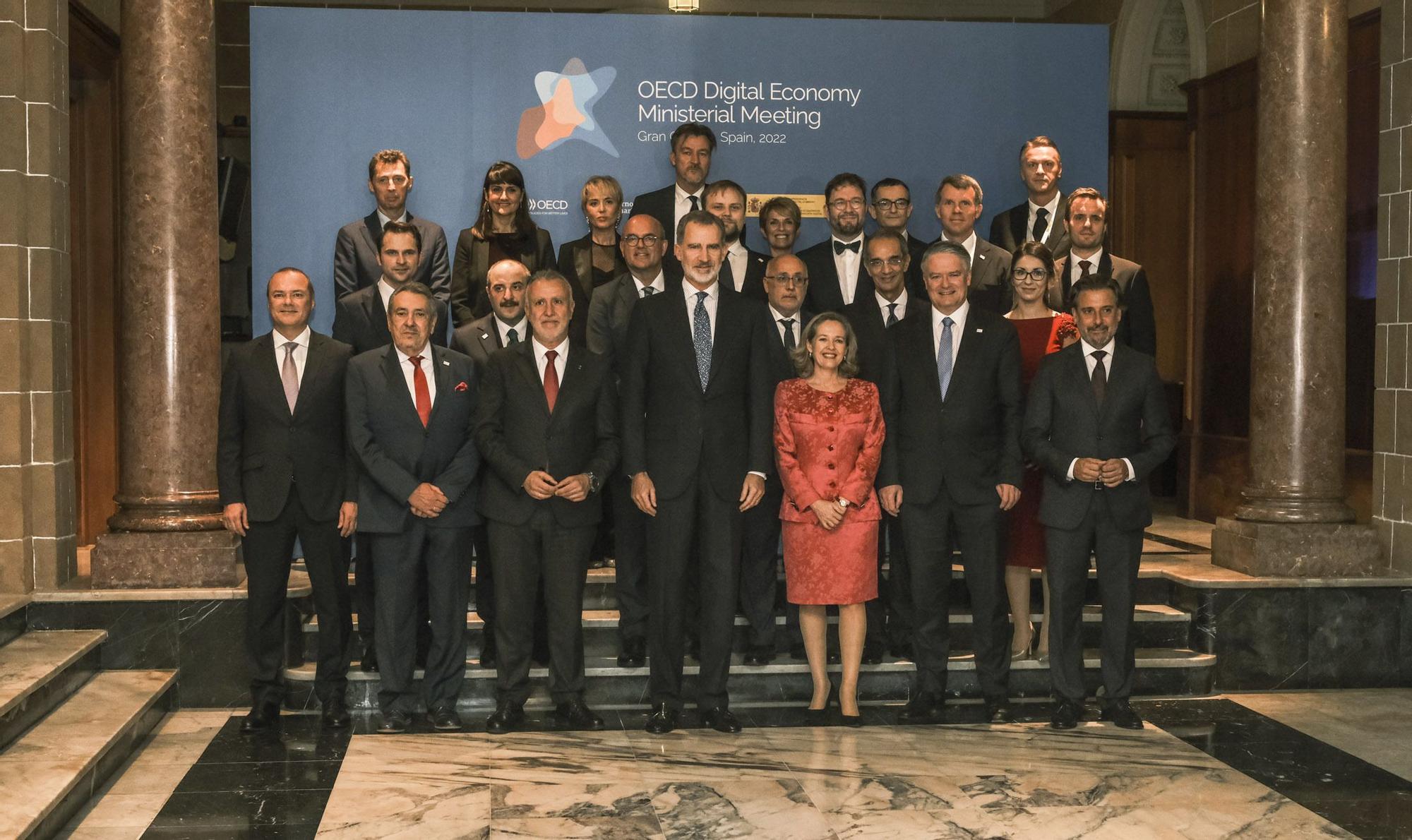 Felipe VI inaugura la Conferencia Ministerial sobre Economía Digital de la OCDE