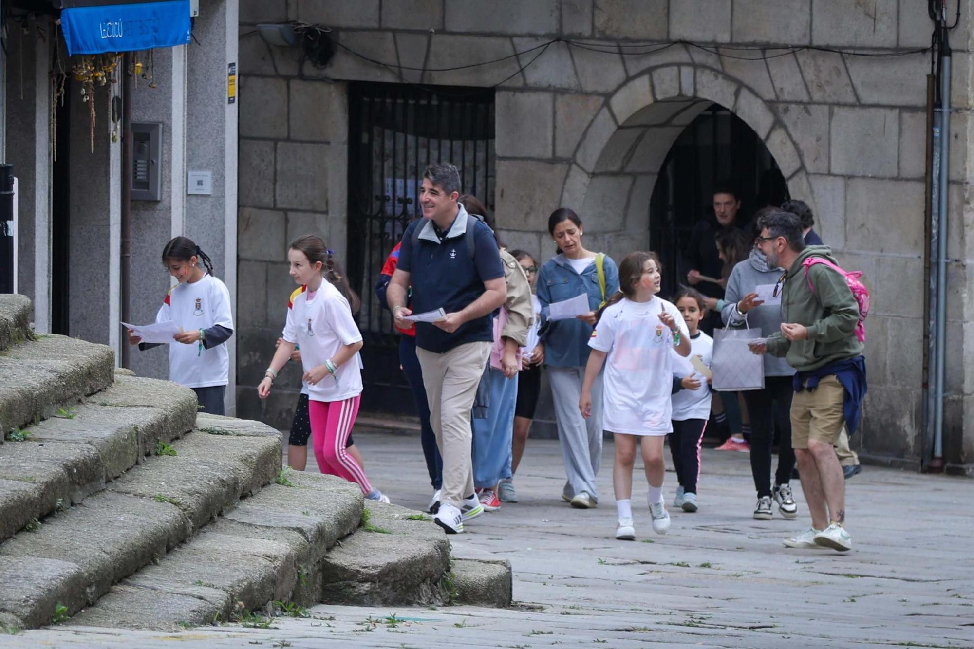 Carrera infantil en el Día de las Fuerzas Armadas en A Coruña