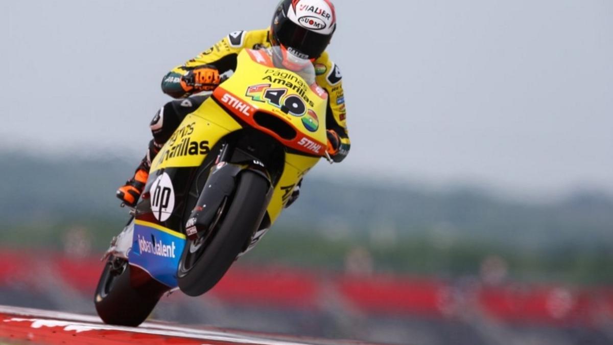 Àlex Rins, en el circuito de Austin.