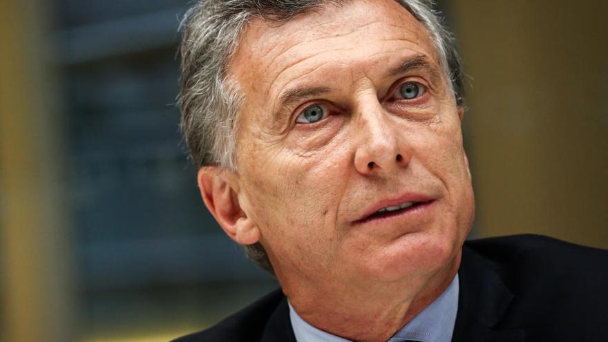 El presidente argentino Mauricio Macri.