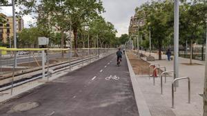Carril bici de la Diagonal de Barcelona