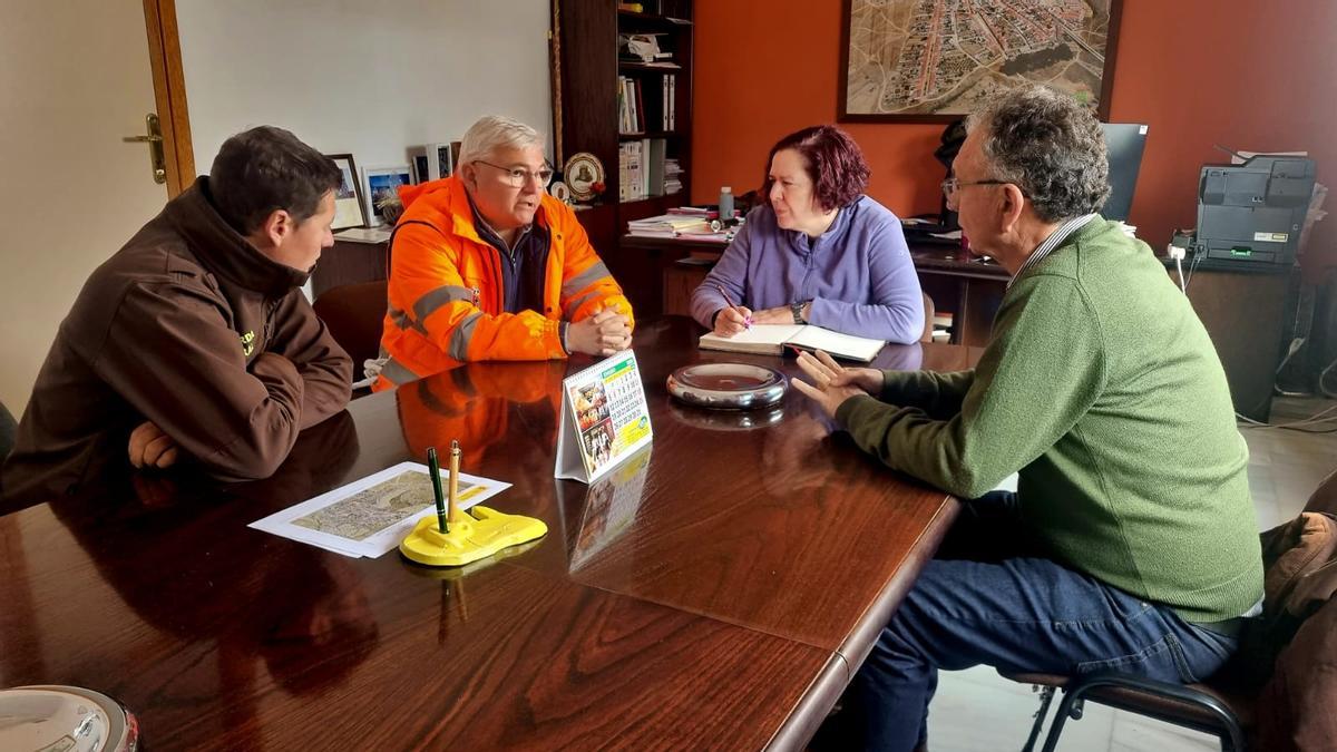 El Gobierno visita las zonas afectadas por el temporal en Extremadura