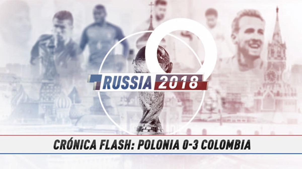 Rusia 2018 | Colombia golea y elimina a Polonia