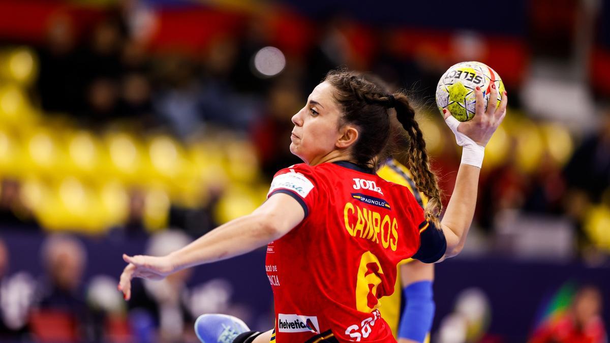 Marta Campos, selección española de balonmano.