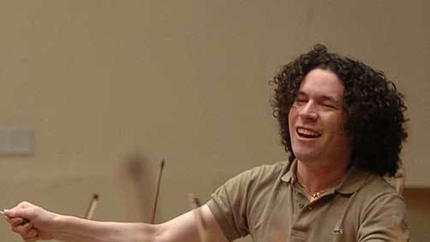 Gustavo Dudamel, en Oviedo.