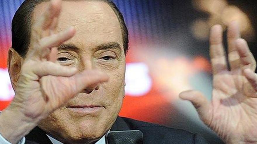 Silvio Berlusconi, en la emisora RTL.