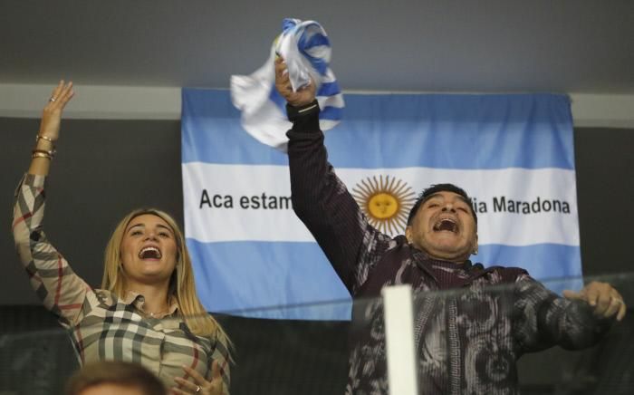Rocio Oliva y Maradona