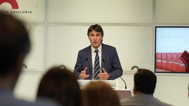 El portaveu de Junts al Parlament, Salvador Vergés