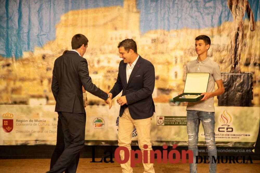 Gala de premios al Deporte murciano en Cehegín