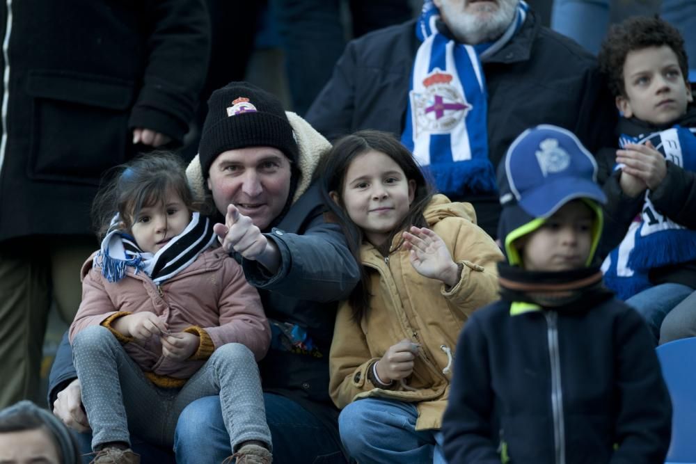 La afición del Dépor se lo pasó en grande