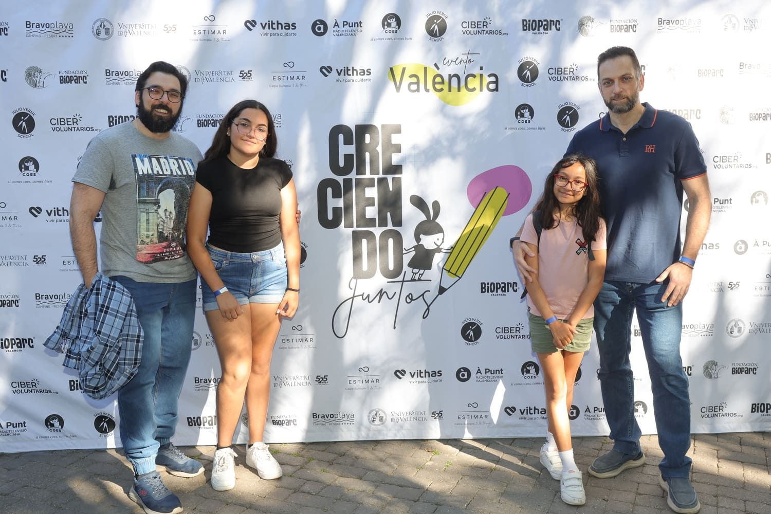 'Creciendo Juntos' en Bioparc València: photocall de todos los asistentes