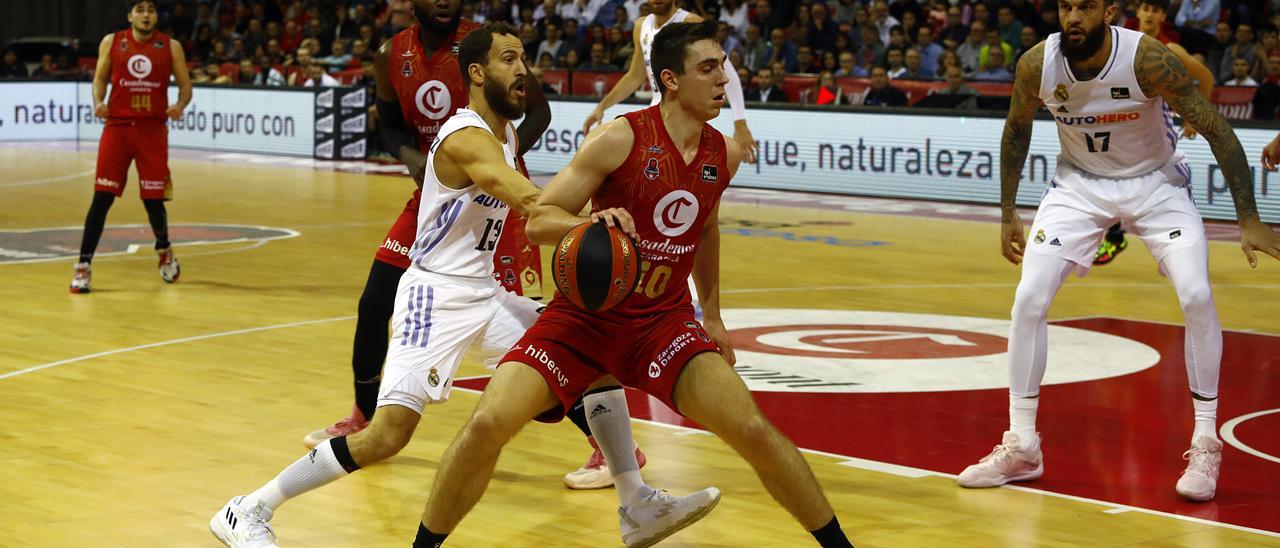 Jessup, durante el partido ante el Real Madrid.