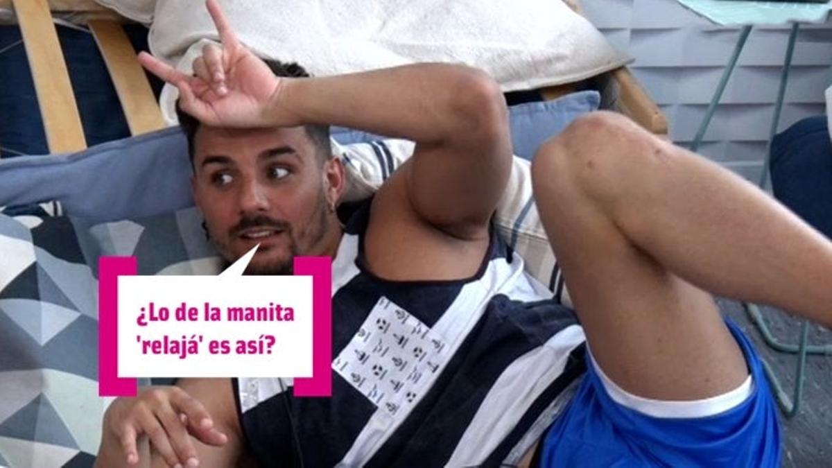 Manuel en el piso de 'Solos'