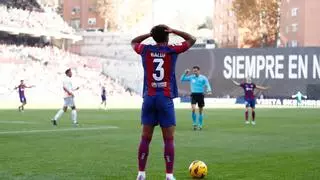 El Barça no soporta su pena en Vallecas