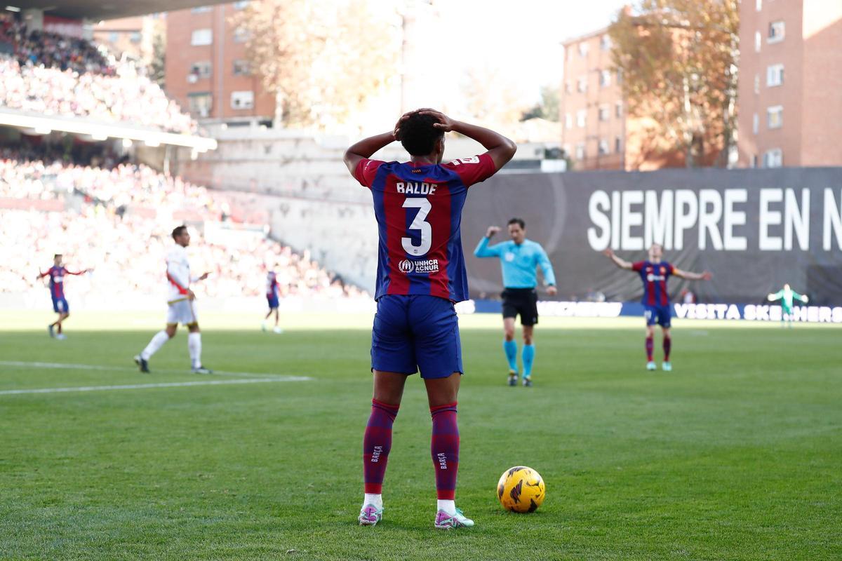 El Barça no suporta la seva pena a Vallecas