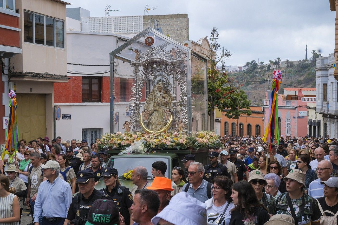 El regreso de la Virgen del Pino a Teror, en imágenes