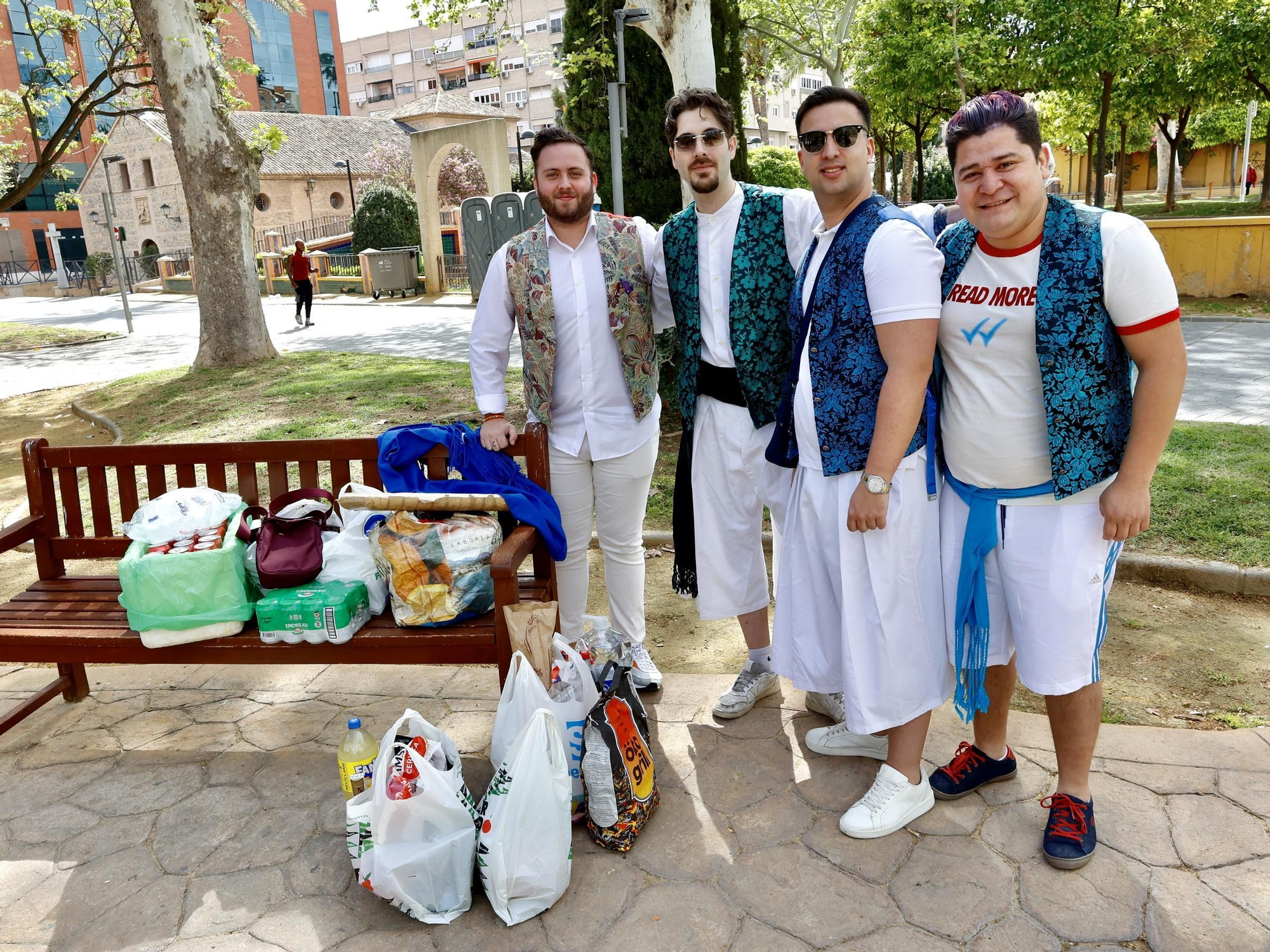 Ambiente en las calles de Murcia durante el Bando de la Huerta