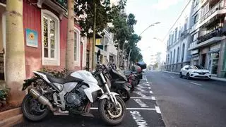 Desaparece el carril bici en el centro de Santa Cruz