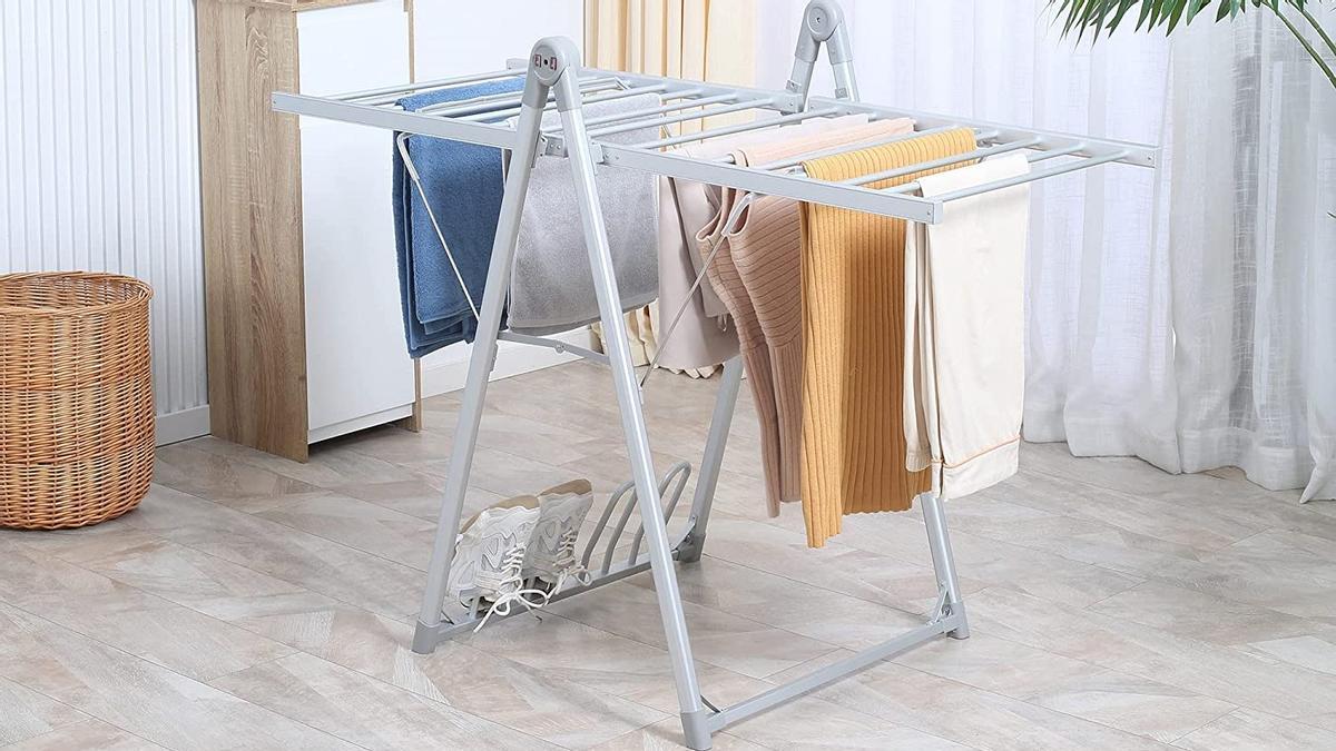 Este truco te ayudará a tender la ropa en el interior de un piso pequeño