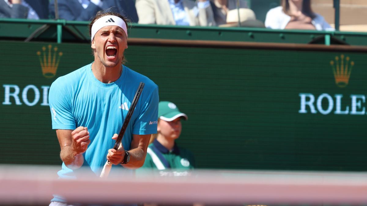 Zverev celebra en Montecarlo