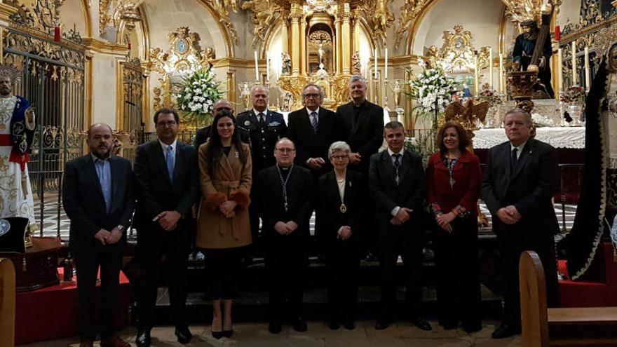 El vicario general Vicente Martínez preside el acto institucional de la Soledad de Santa María