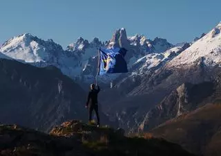 Llamamiento de Barbón para celebrar el 25 de mayo el Día de la Bandera de Asturias: "Buscamos que la población se sienta orgullosa de sus raíces"