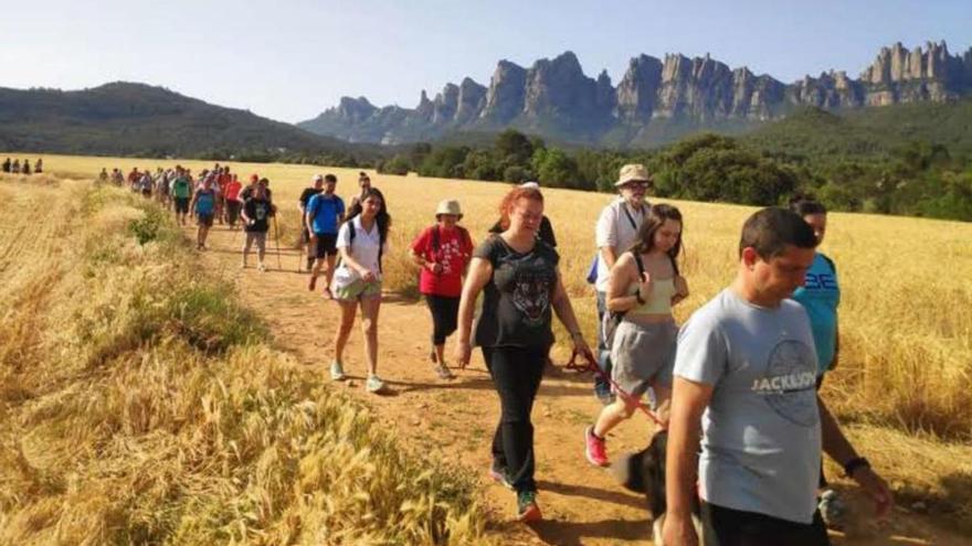 Participants a la ruta del romànic montserratí | GEOPARC