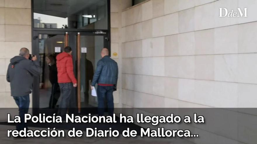 La Policía registra Diario de Mallorca, pero el periódico no entregará ningún material de la investigación sobre Cursach