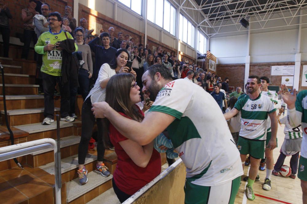 El Bordils doblega el Zamora en l''últim partit a casa el dia del comiat de David Masmiquel