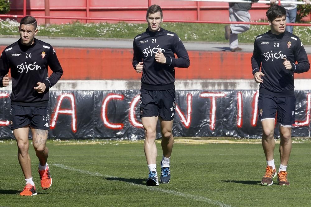 Entrenamiento del Sporting