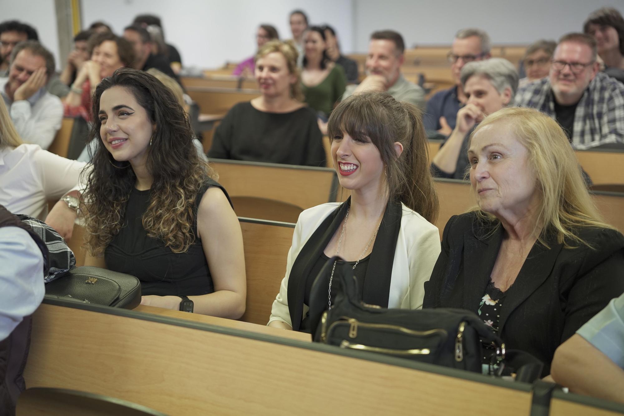 Así ha sido la última clase de Perfecto Cuadrado en la UIB: "Id por la vida con los ojos abiertos"